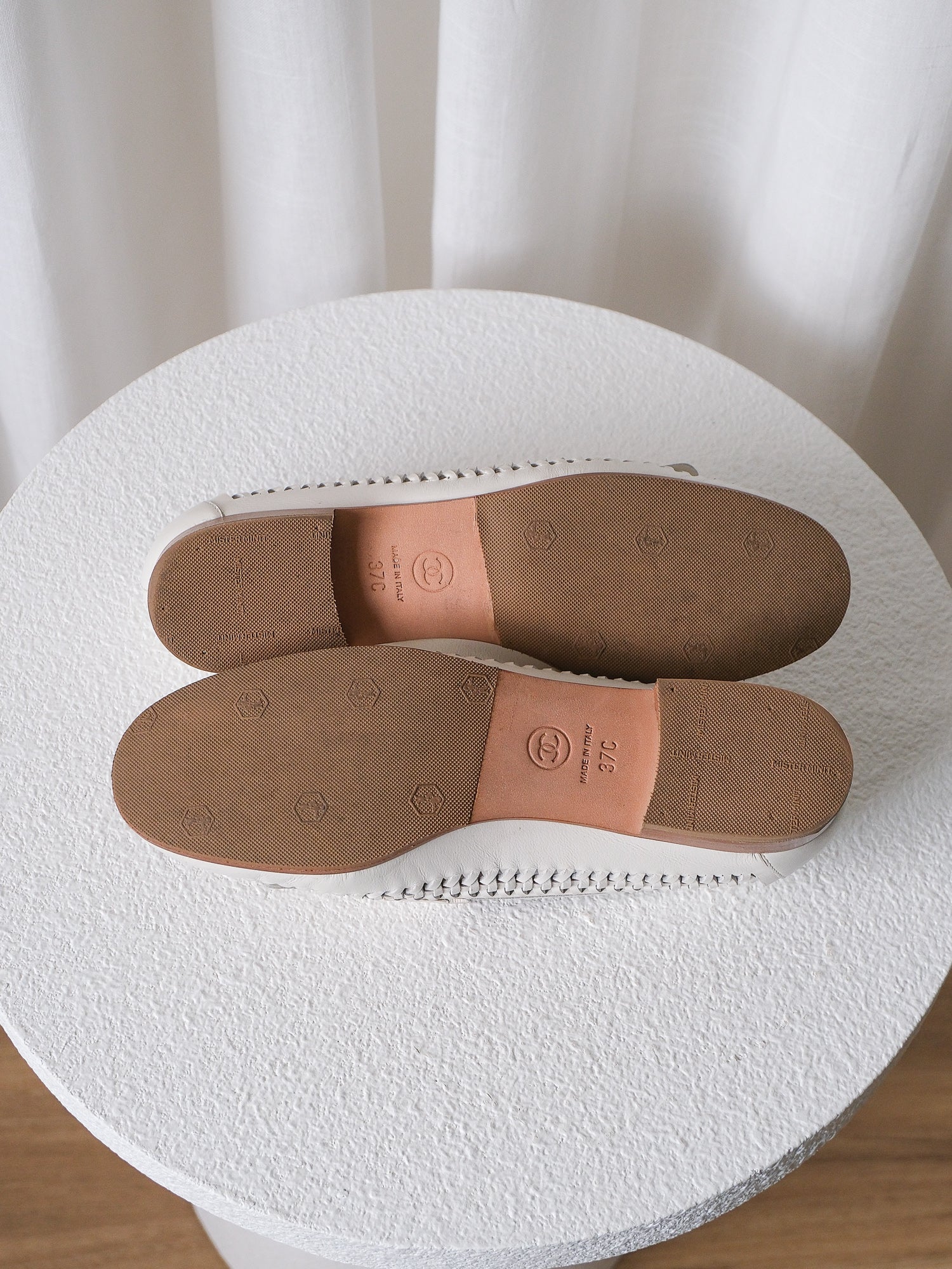 'Leo Lion' Cruise 2018 Woven Leather Loafers, Size 37C