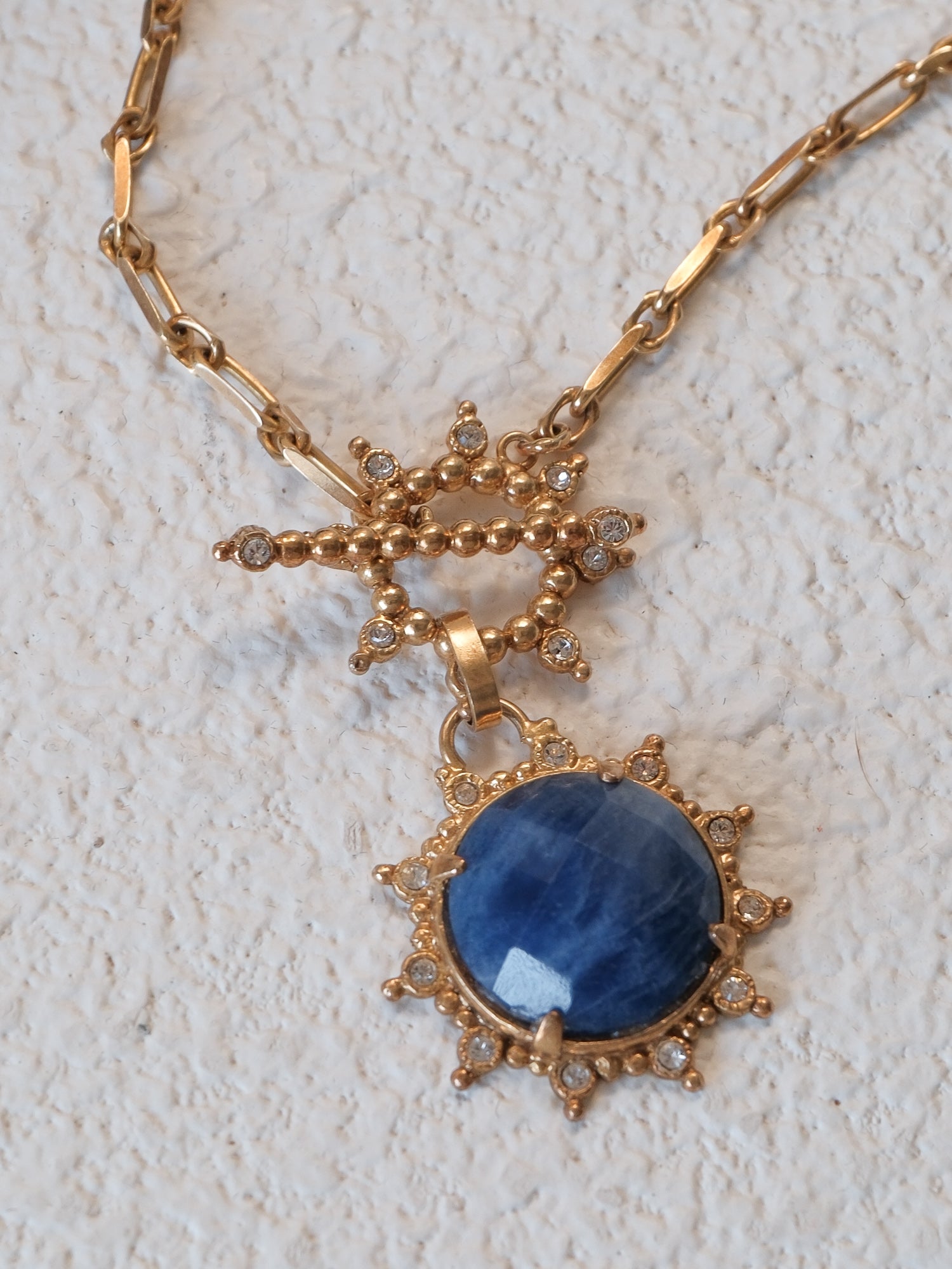 'Nox' Hand Made 18ct Gold Plated Necklace