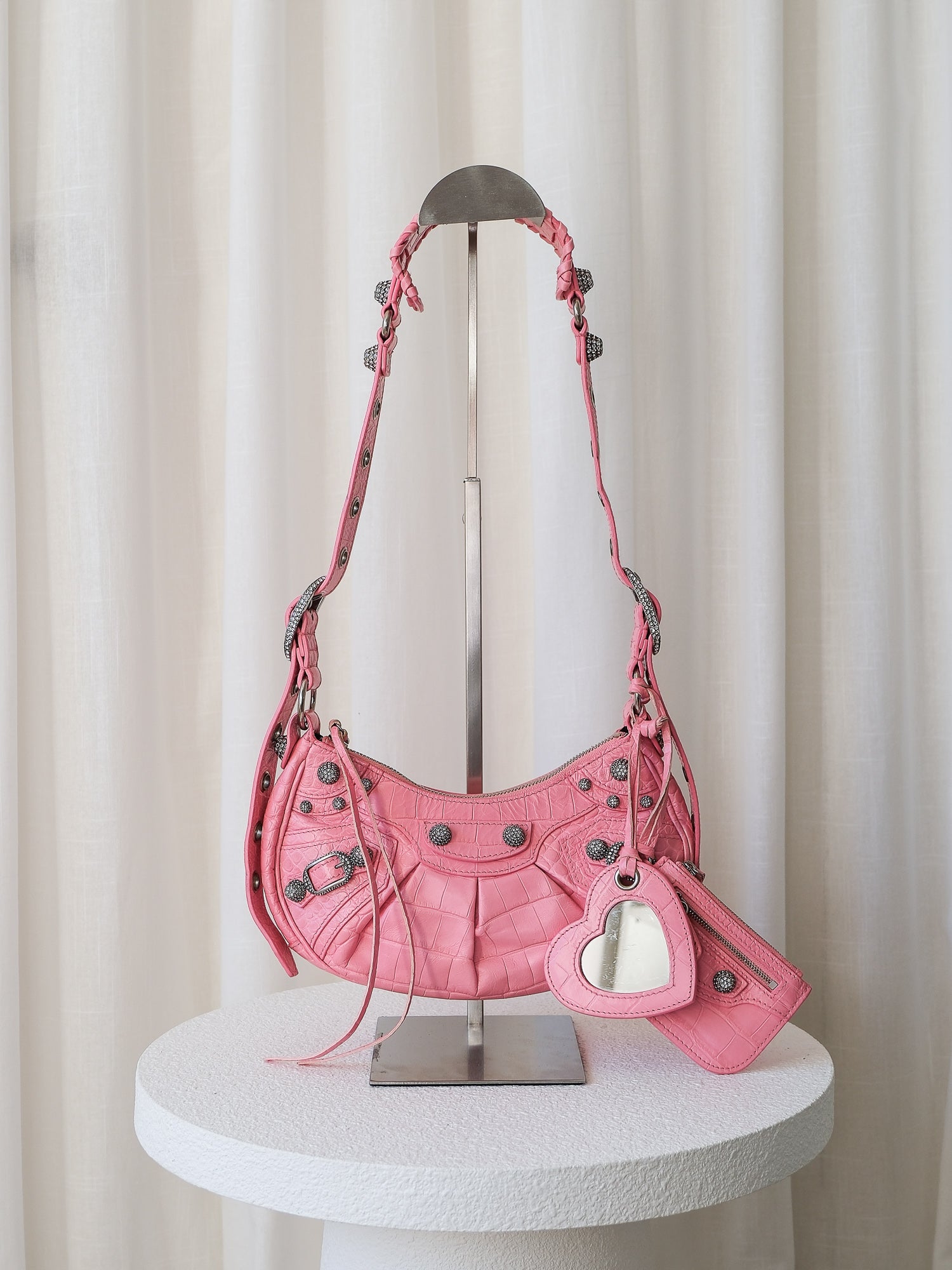 Limited Edition 'Le Cagole' Rhinestone XS Shoulder Bag
