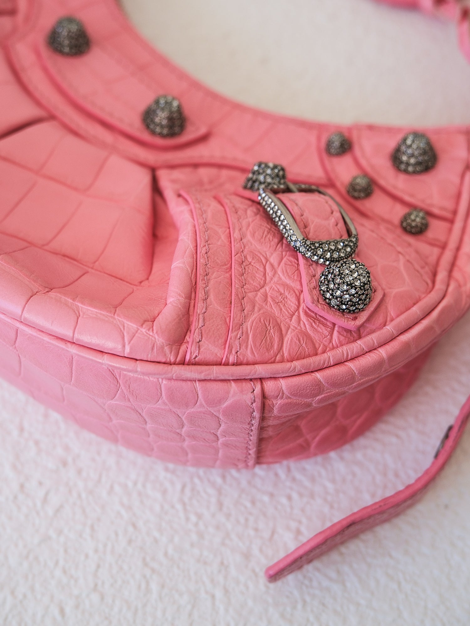 Limited Edition 'Le Cagole' Rhinestone XS Shoulder Bag