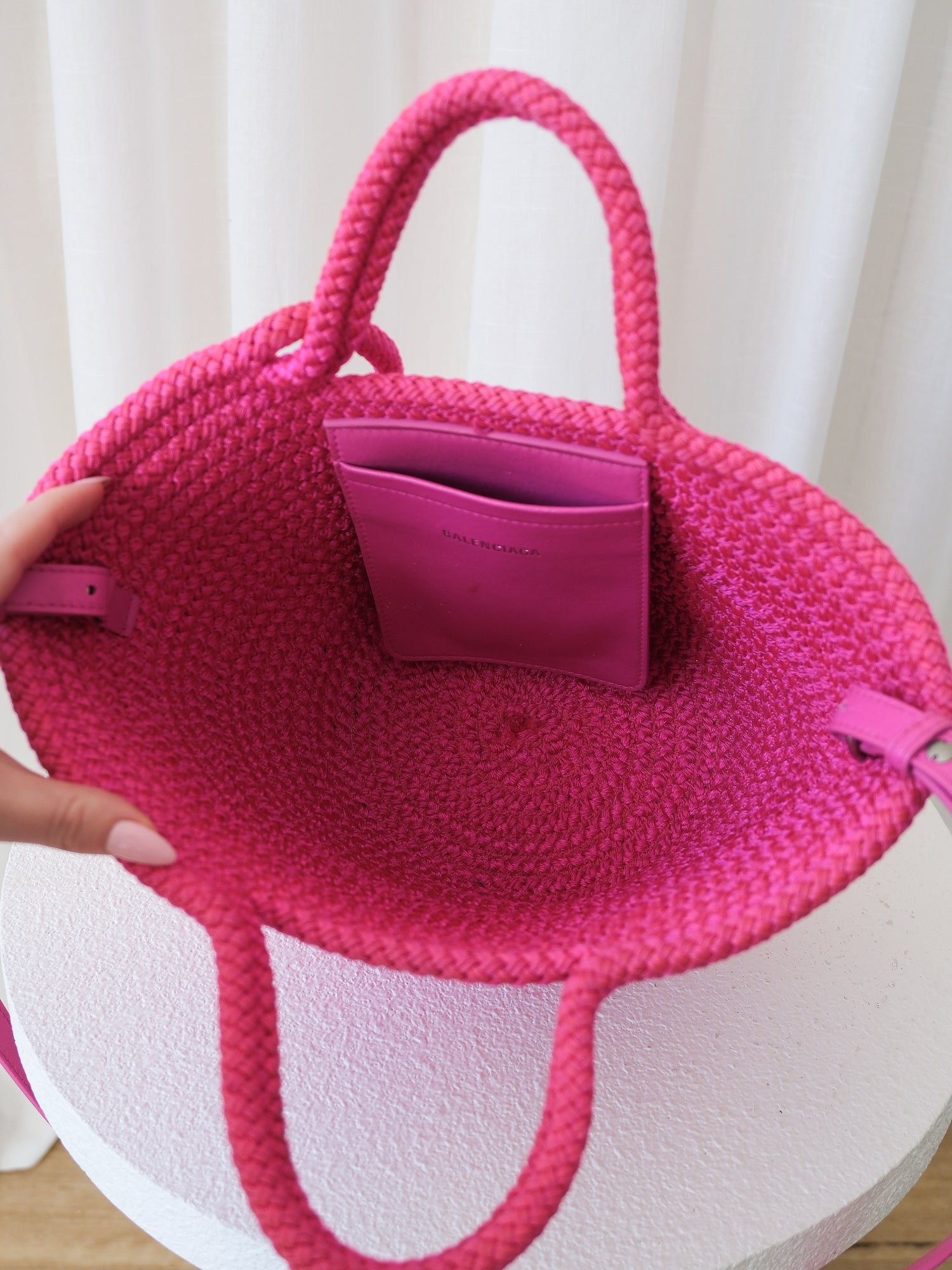 2022 'Ibiza' Small Woven Crossbody Basket Bag
