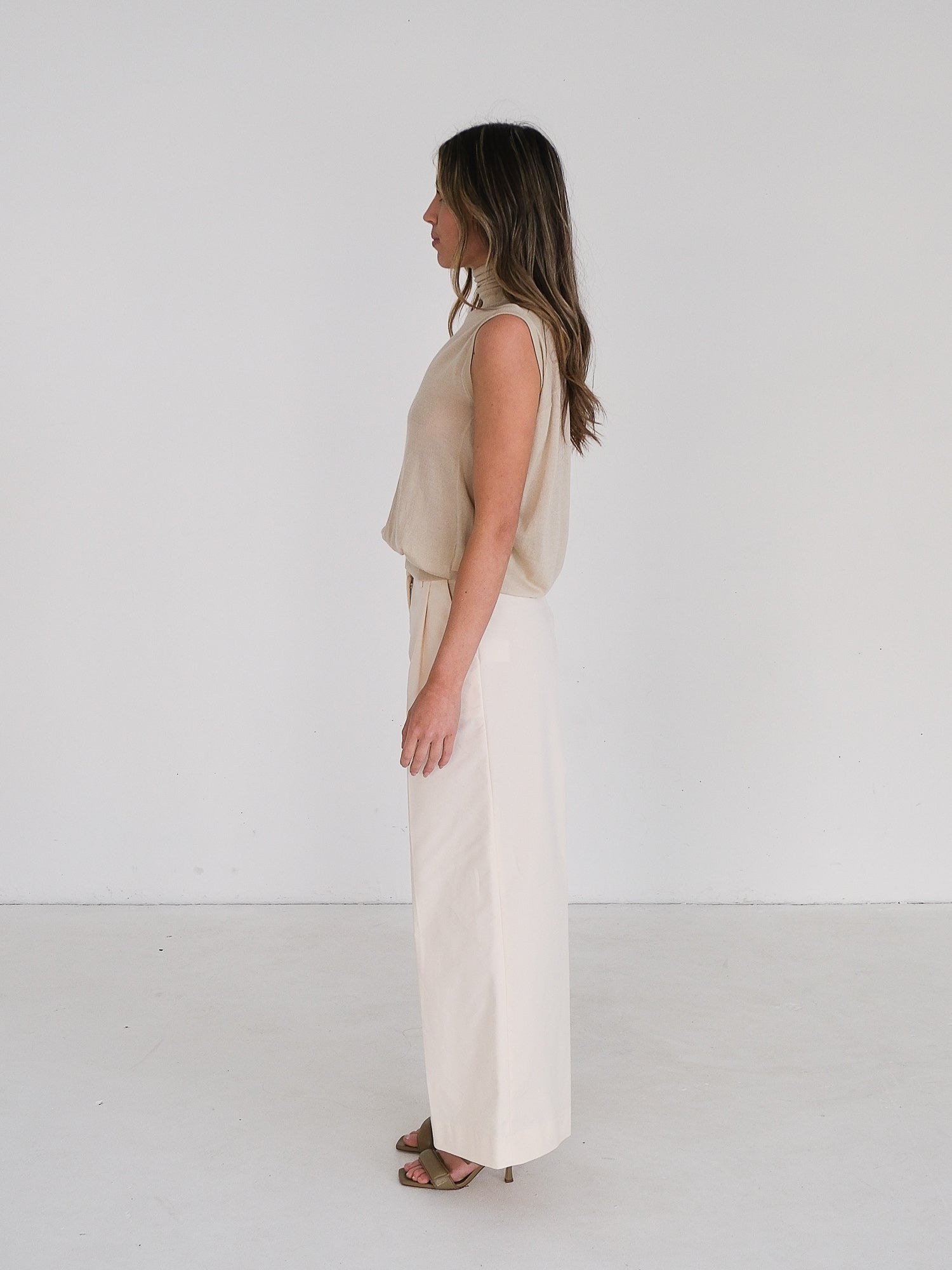 Fine Merino Cocoon Knit Top, Size XS