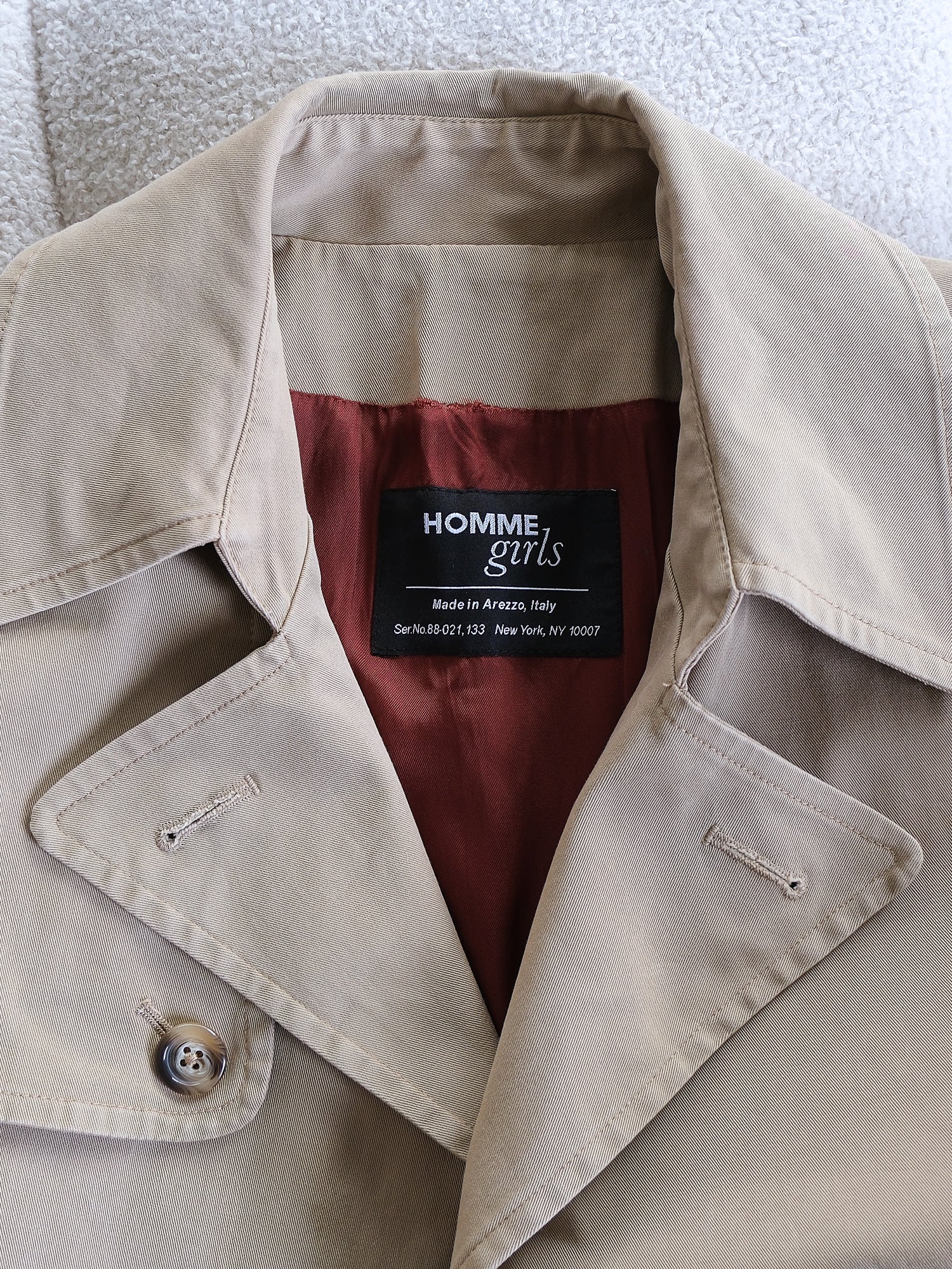 Double Breasted Trench Coat, Size M | FR 40