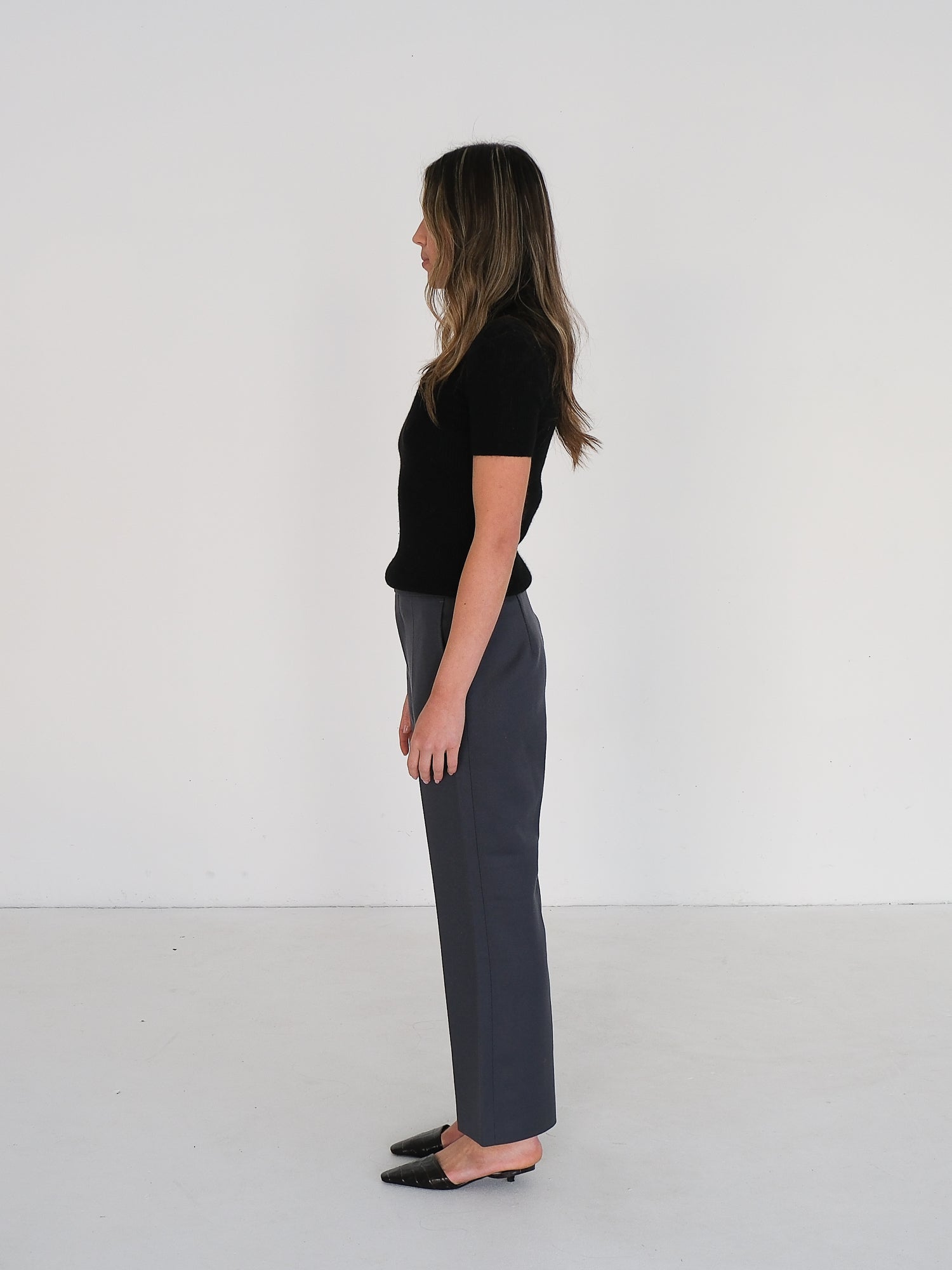 Tailored Wool Trousers, Size FR 36 | AU 8
