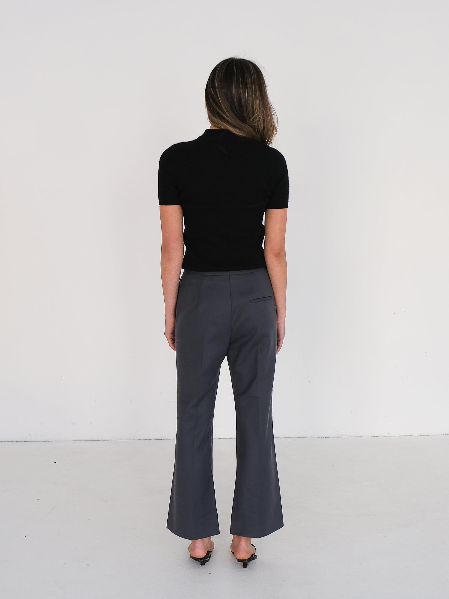 Tailored Wool Trousers, Size FR 36 | AU 8