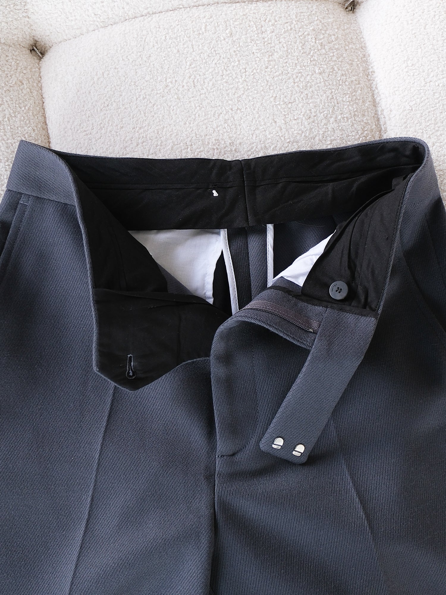 Tailored Wool Trousers, Size FR 36 | AU 8