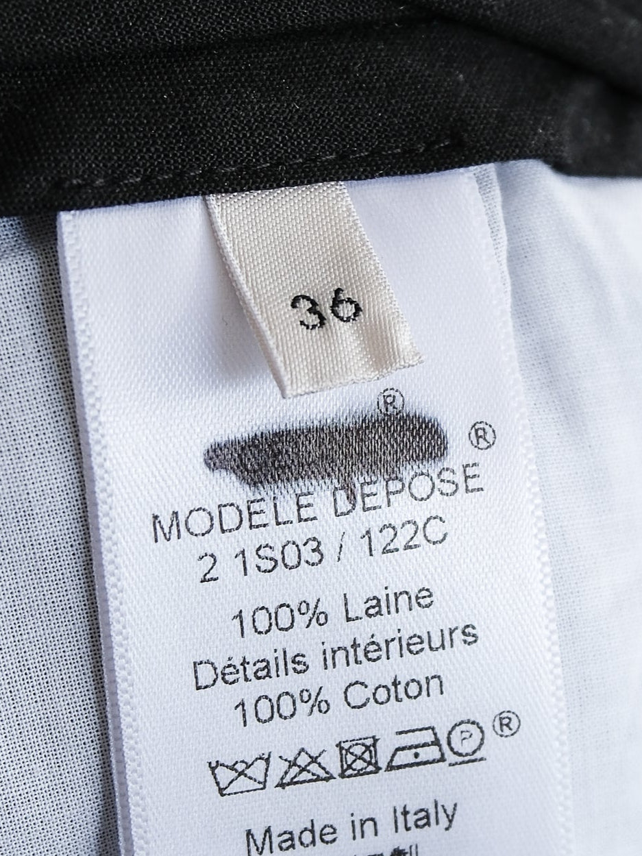 Tailored Wool Trousers, Size FR 36 | AU 8