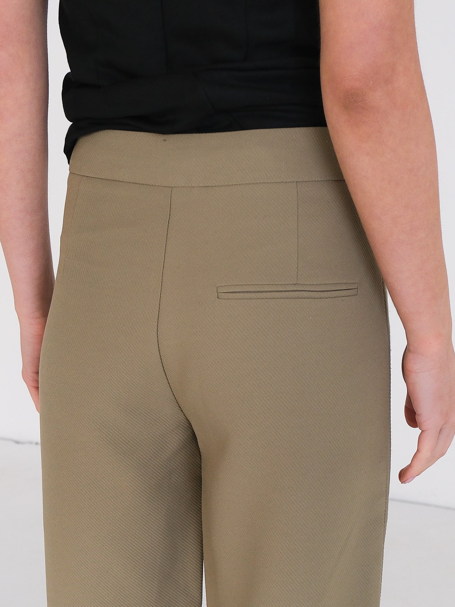 'Novara' Barrel-Leg Trousers, Size S | AU 8