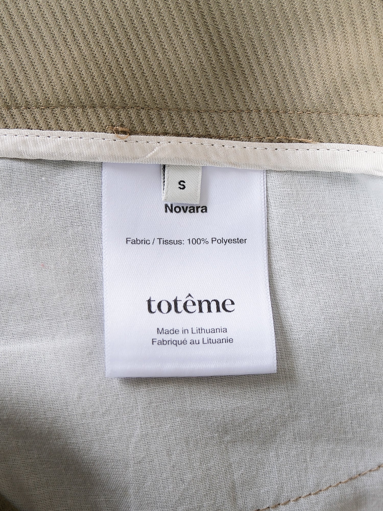 'Novara' Barrel-Leg Trousers, Size S | AU 8