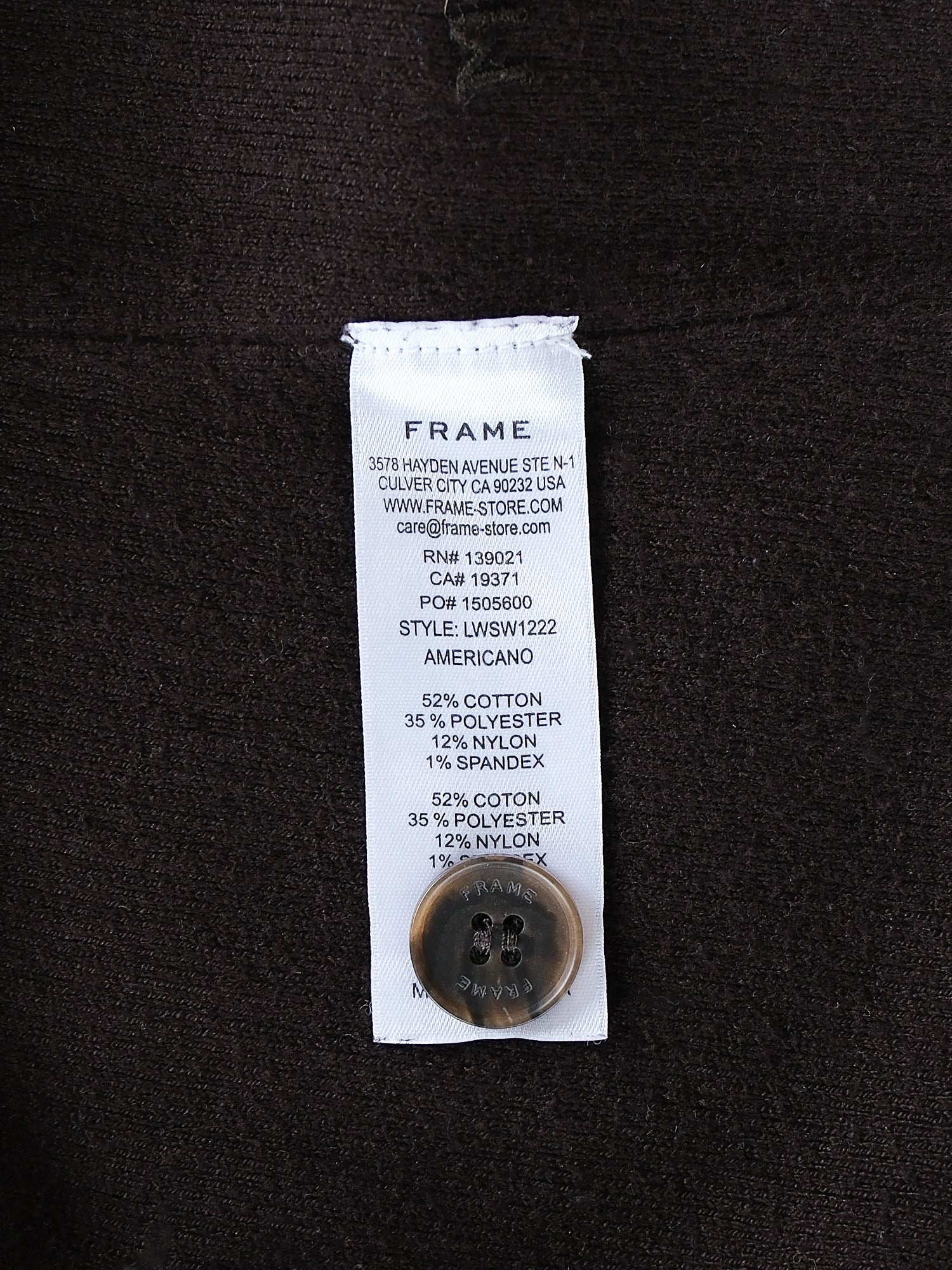 Slim Rib Knit Polo Cardi Sweater, Size S