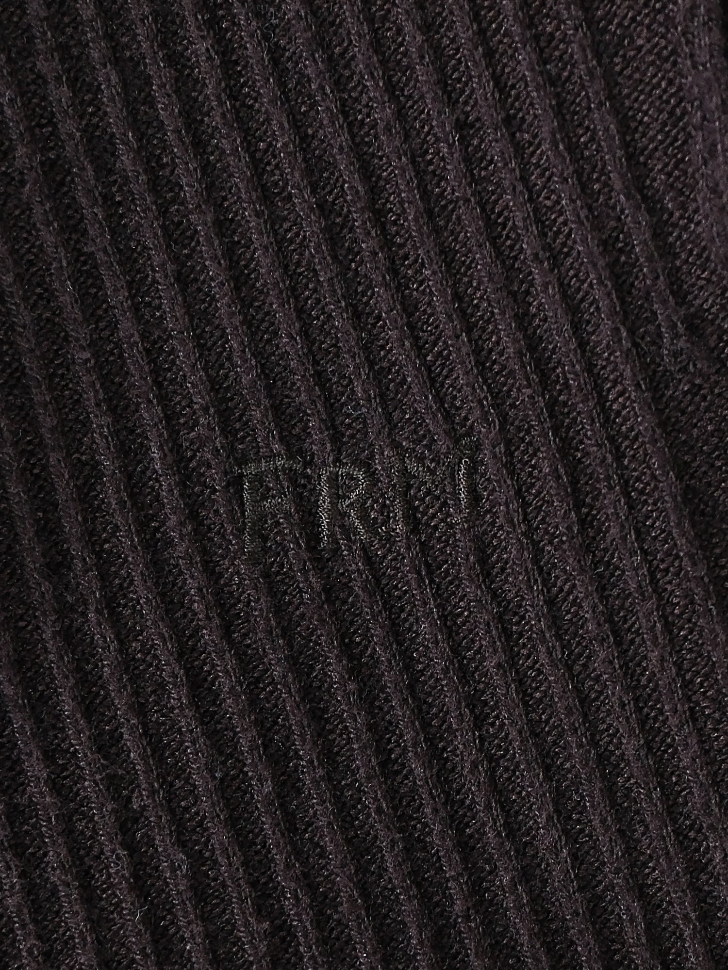 Slim Rib Knit Polo Cardi Sweater, Size S