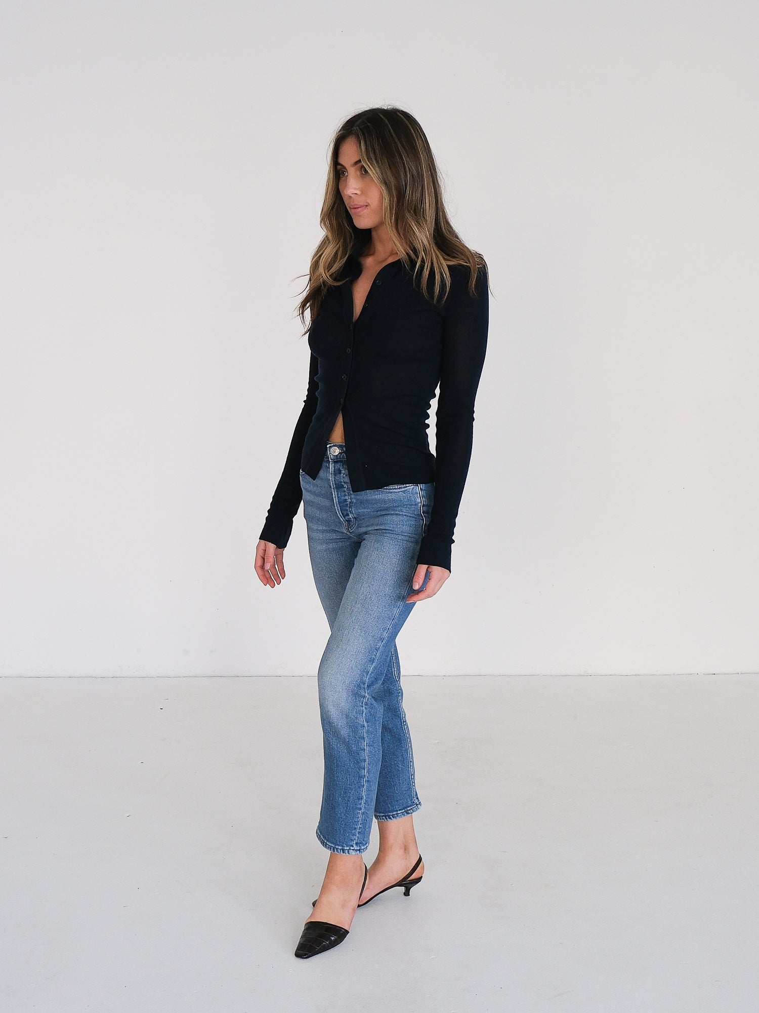 '70s Stove Pipe' High Rise Jeans, Size 26