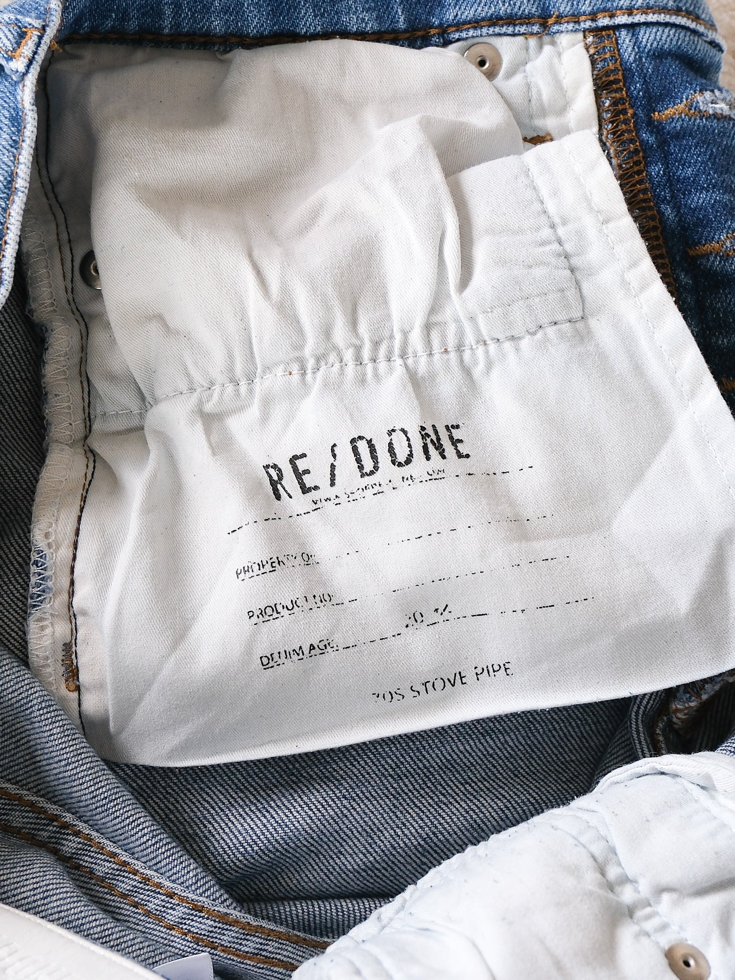 '70s Stove Pipe' High Rise Jeans, Size 26