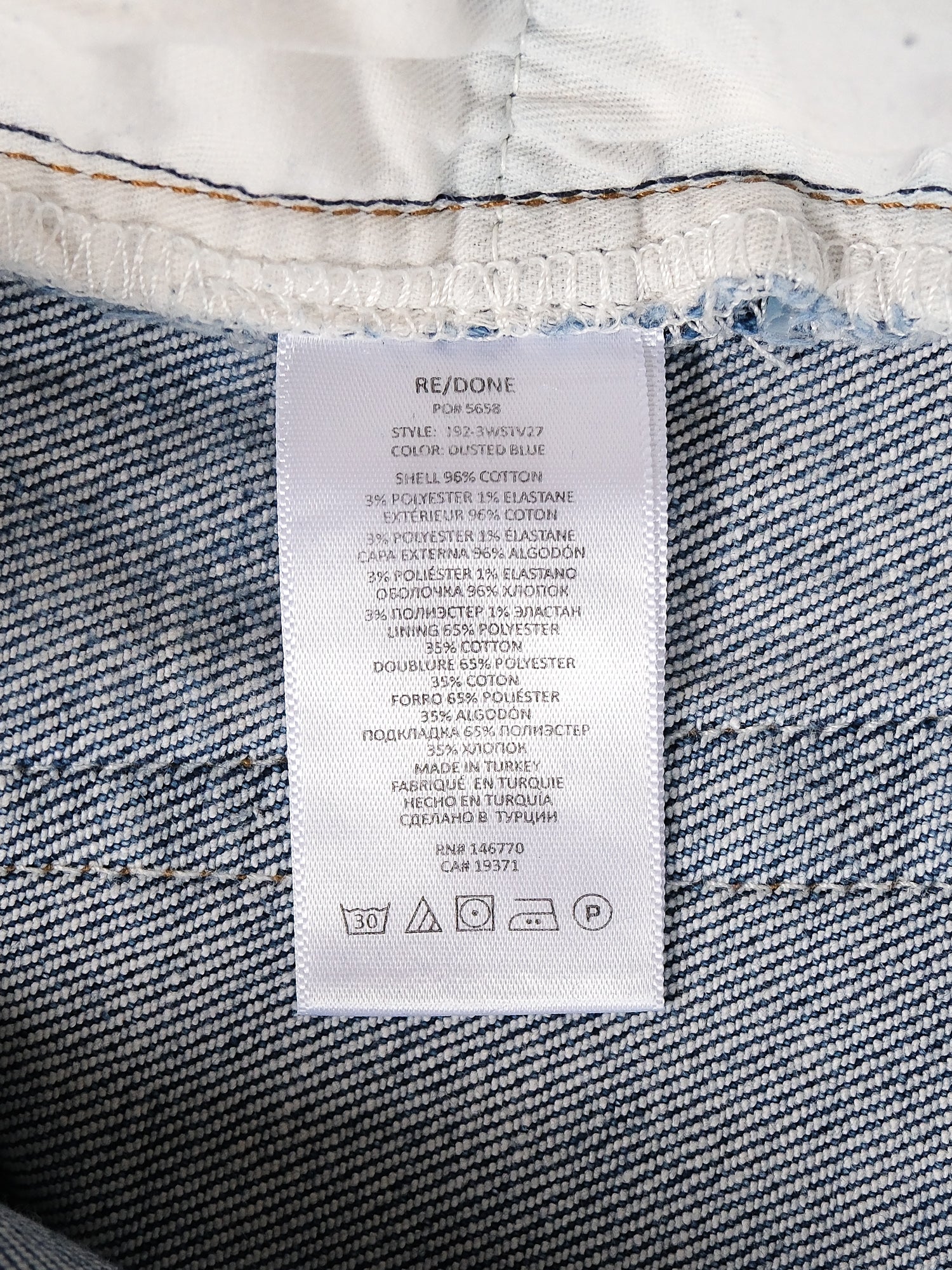 '70s Stove Pipe' High Rise Jeans, Size 26