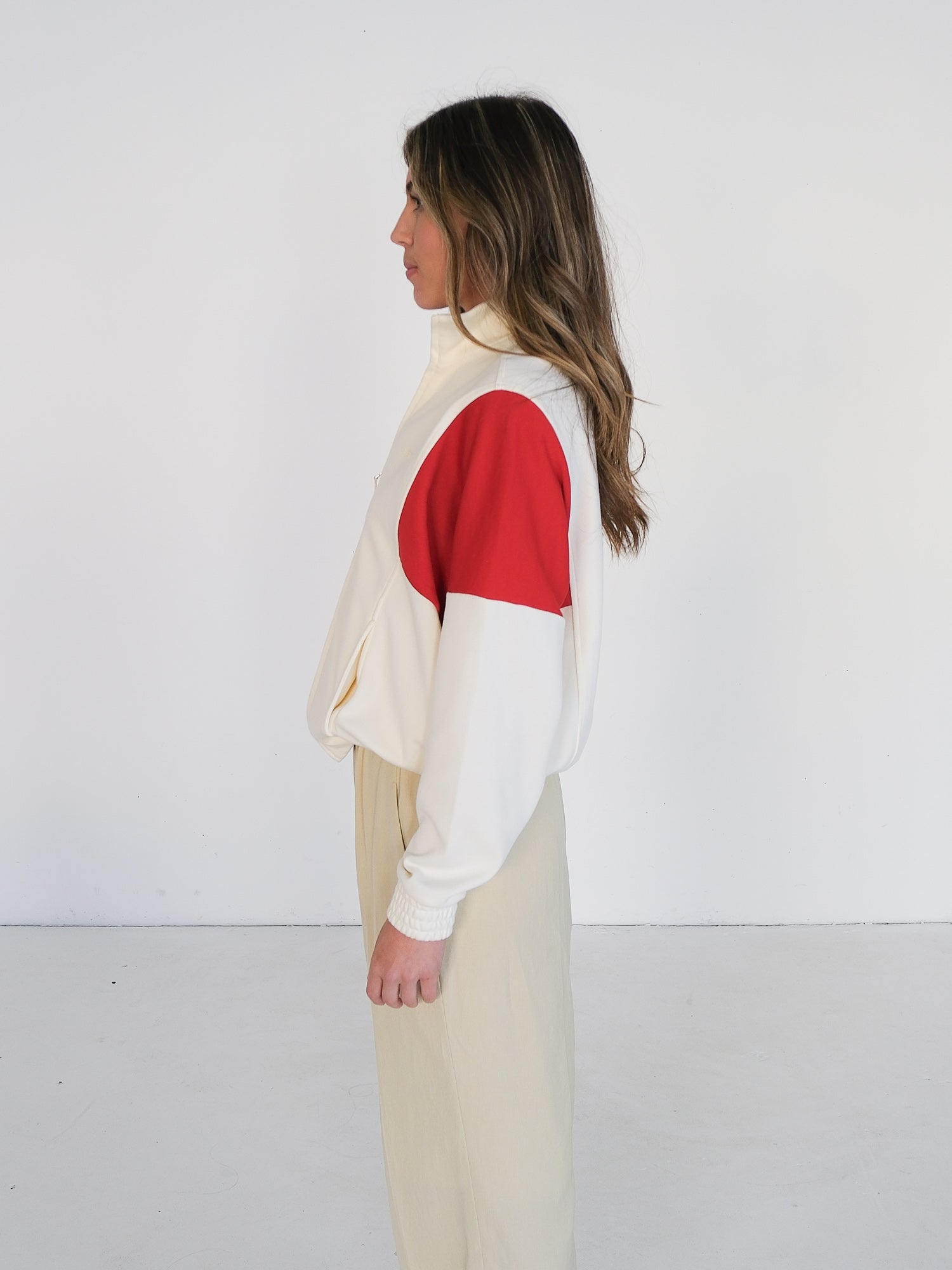 Panelled Track Jacket, Size XS