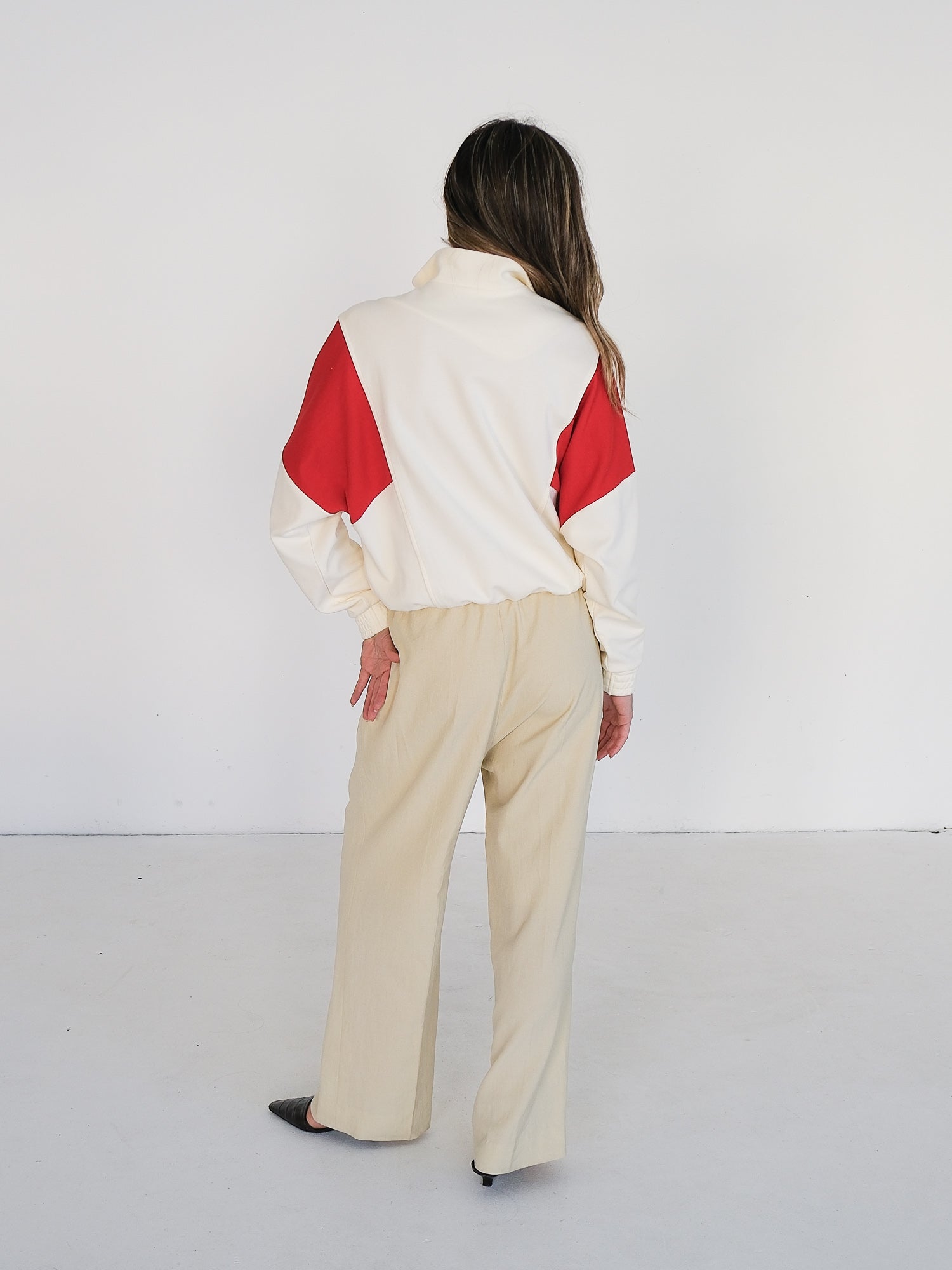 Panelled Track Jacket, Size XS