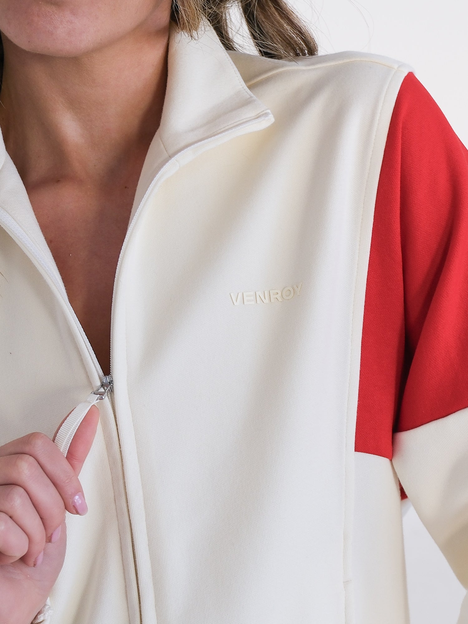 Panelled Track Jacket, Size XS