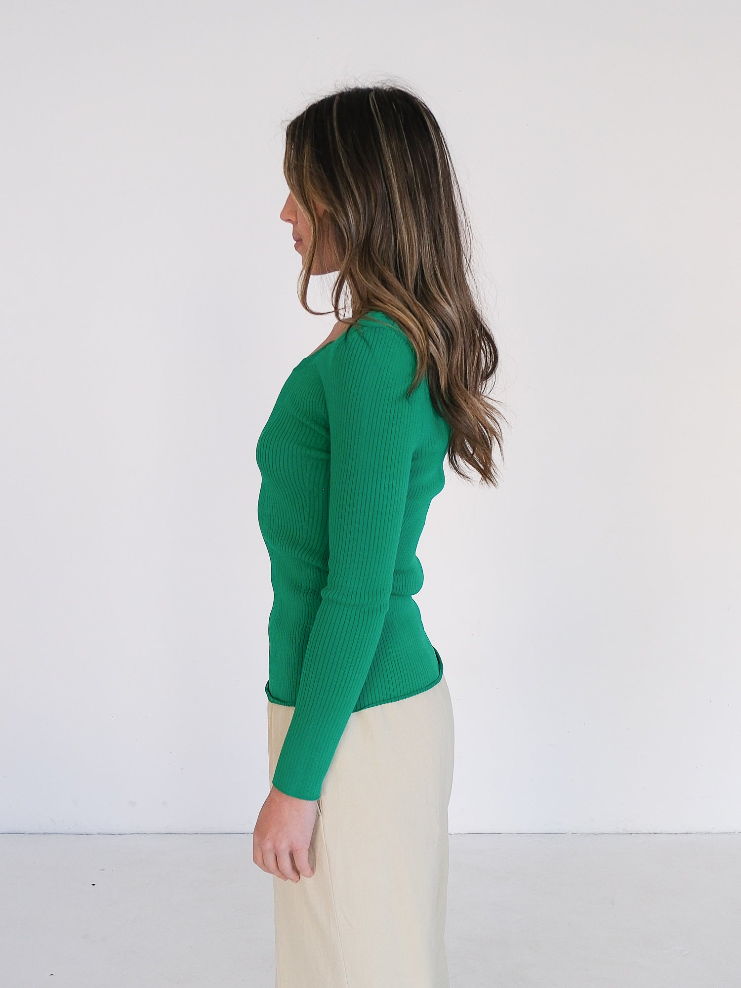 Rib Knit Sweater, Size AU 8