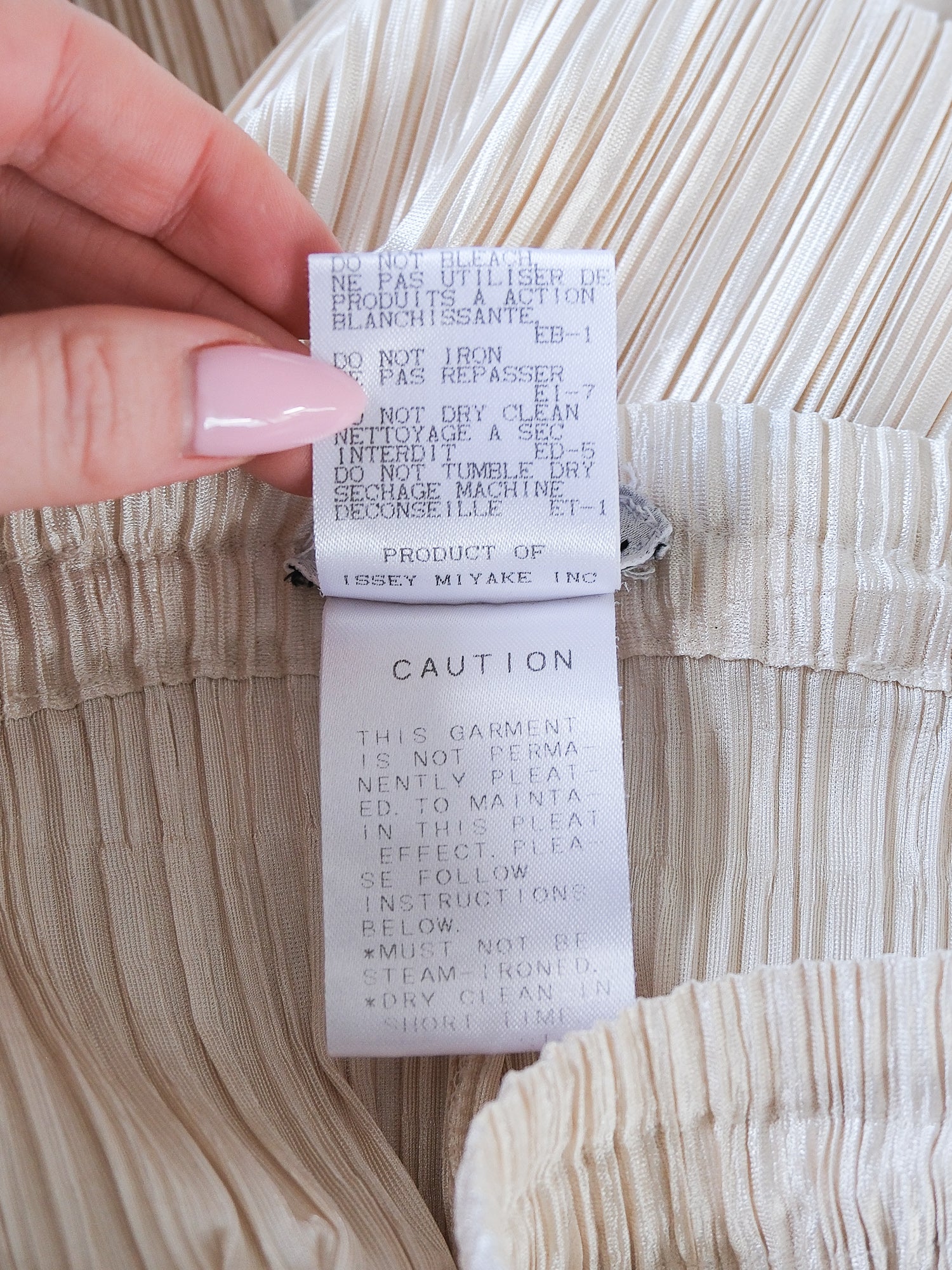 Vintage Pleated Straight Leg Pants, Size M