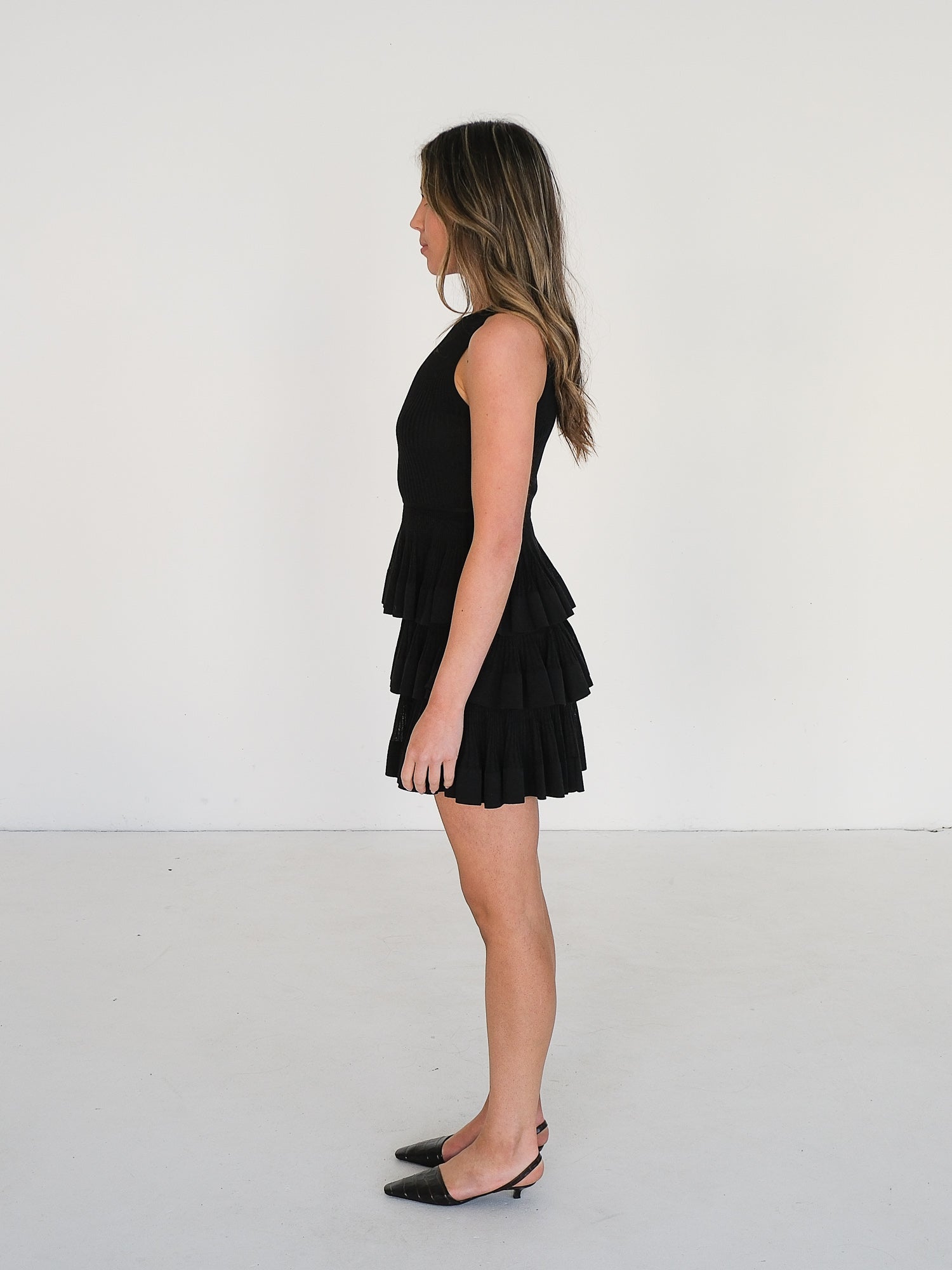 Fall 2024 'Illustration' Knit Mini Dress, Size 0P