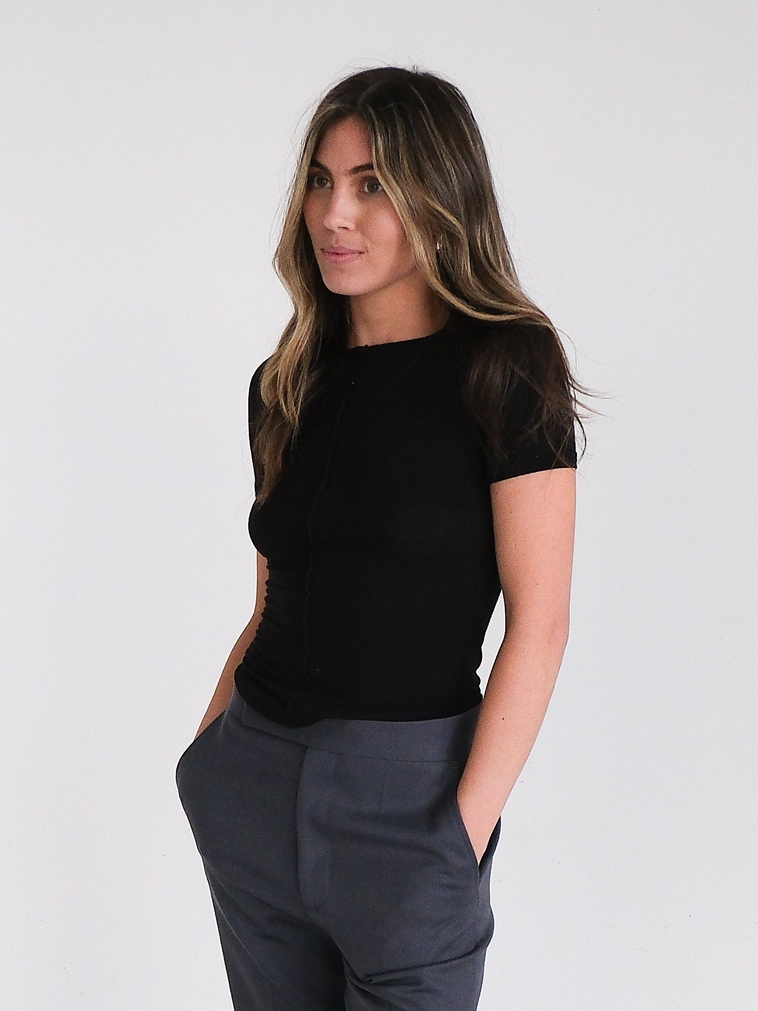 'Anisa' Short Sleeve Tee, Size XS
