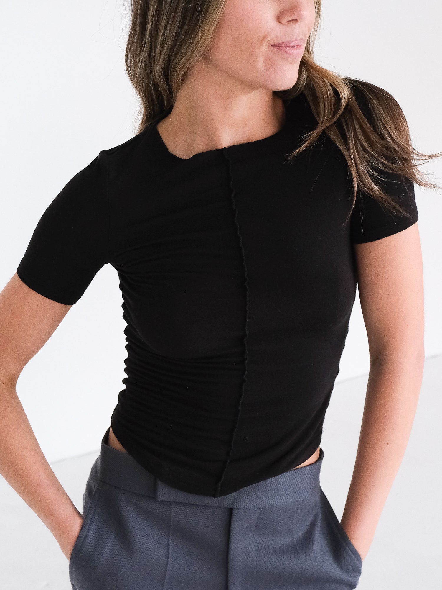 'Anisa' Short Sleeve Tee, Size XS