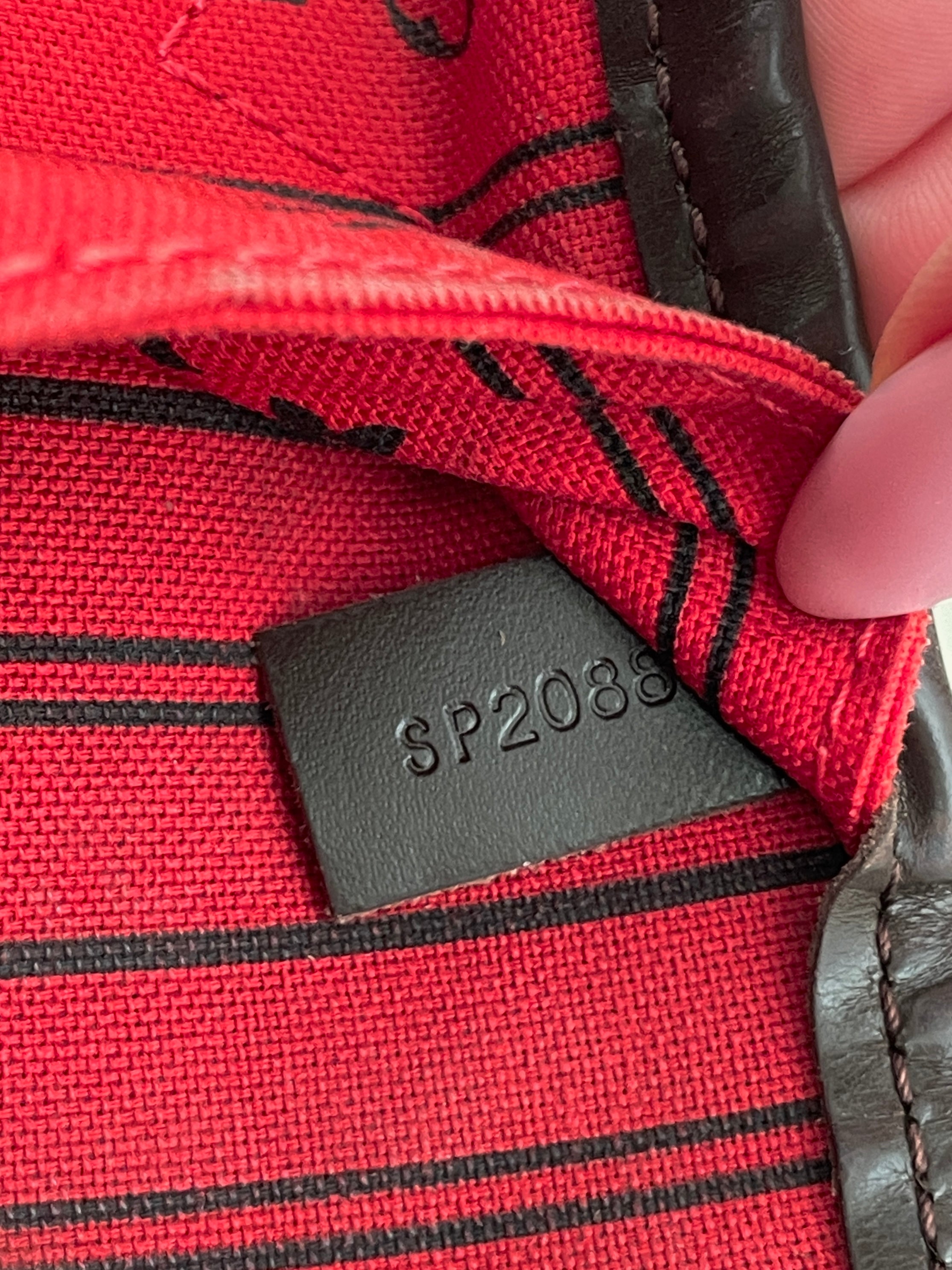 'Neverfull' MM Damier Ebene Canvas Tote Bag