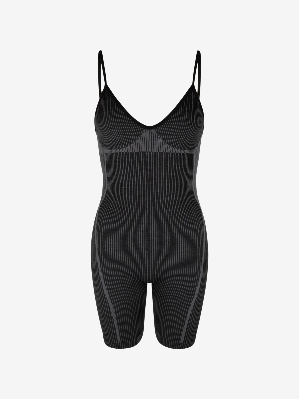 'All-In' Seamless Merino Rib Playsuit, Size XS/S