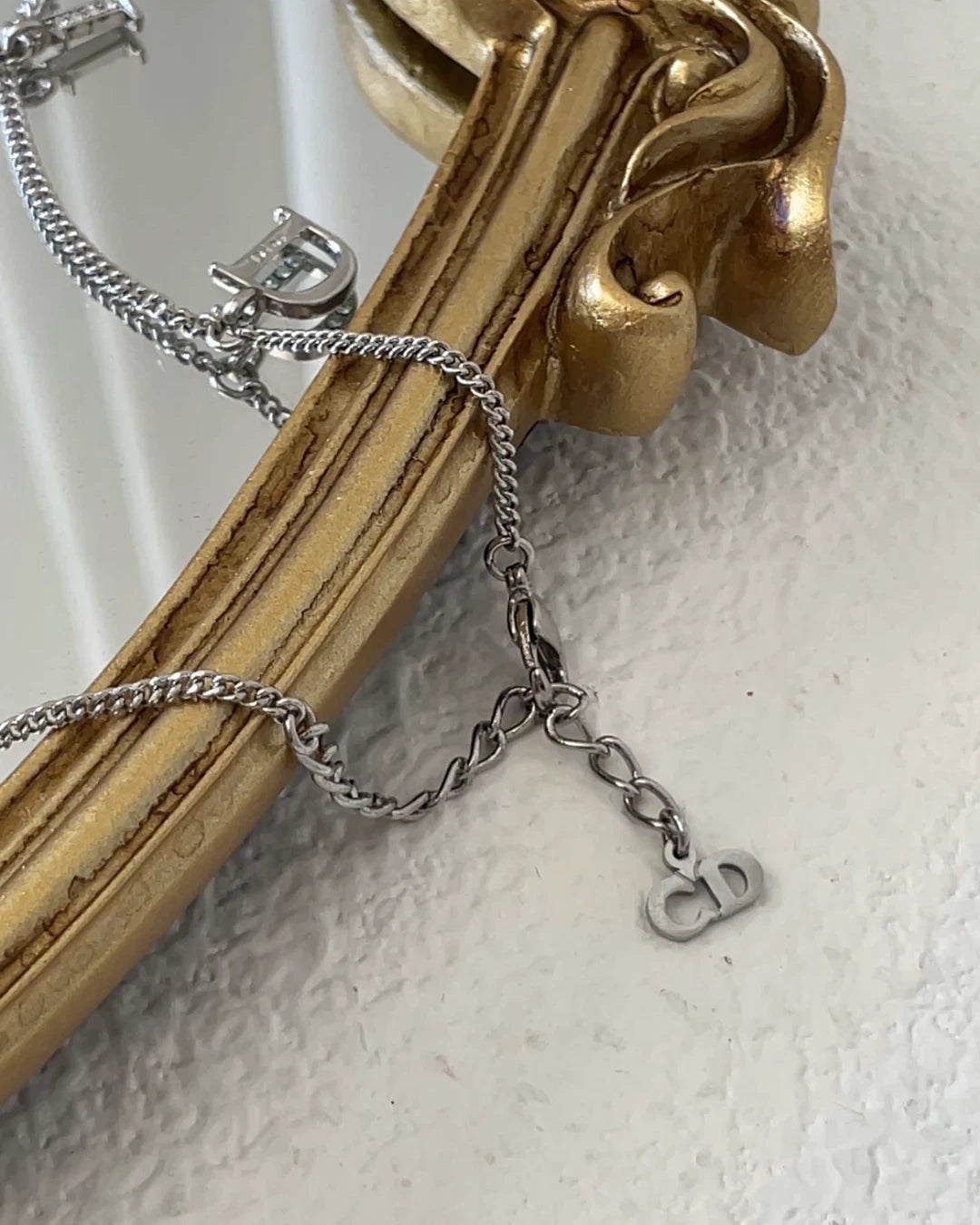 D.I.O.R. 2010 Letter Charm Necklace